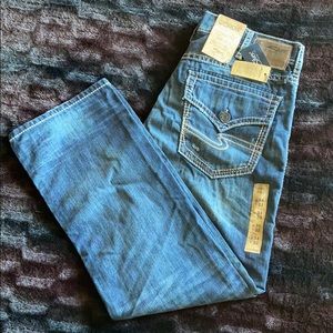 Men’s Silver Jeans Gordie Fit